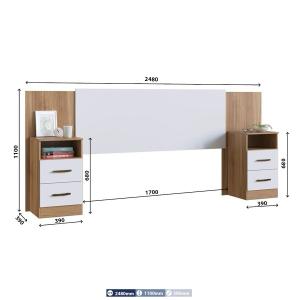 Respaldo 2P Artecas CB130-60-4
