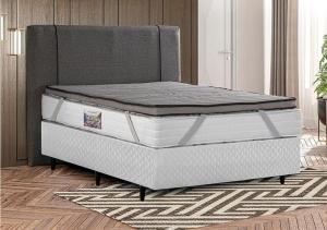 Respaldo 2P Queen 158 Herval MH6008 2391 Color Negro