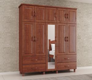 Ropero 10P 4c c/ espejo Madera Finestra BRONZE 1180T