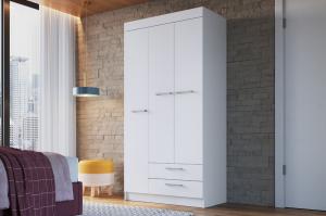 Ropero 3P 2C ArteCas Blanco 460-4