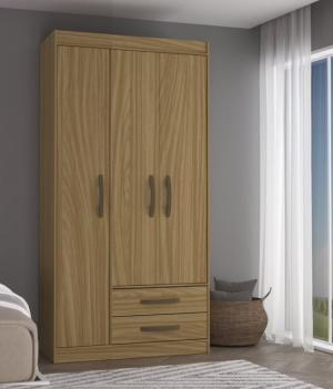 Ropero 3P 2C PH1759 HERVAL Cedro