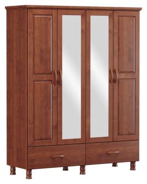 Ropero 4P 2C Madera Finestra BRONZE 1177T Imbuia