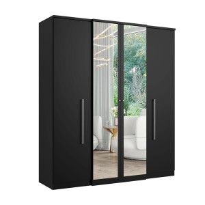 Ropero 4P THB Splendore c/espejo 5711 Preto