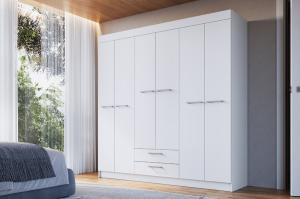 Ropero 6P 2C ArteCas Blanco 480-4