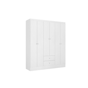 Ropero 6P 2C THB Astro 5818 Blanco