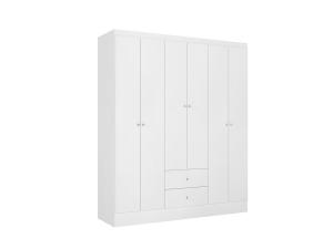Ropero 6P 2C THB Astro 5818 Blanco
