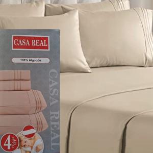 Sabanas 2p Iquique S8004-LE 100% Algodon Casa Real