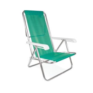Silla MOR Reposera 8P Sannet Aluminio Verde 2259