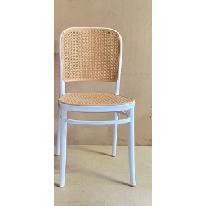 Silla Polipropileno 174 Blanca respaldo esterilla NSol