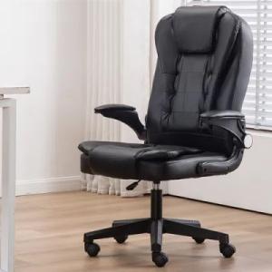 Silla de Escritorio Yiwu YT-016 Piel Negra
