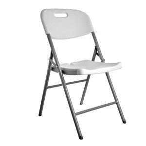 Silla plegable pvc y metal MoveQuip FC 102 blanca