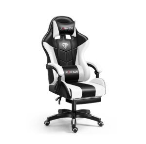 Sillas de escritorio Gamer YT-1207 Blanco/Negro