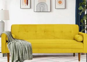 Sofa Cama 3L Vilabella Amarillo Holland