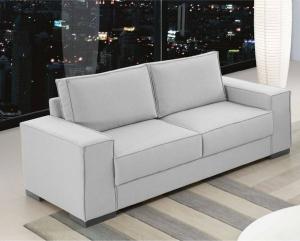 Sofa Living 3L Hellen COIMBRA liso cinza 100832