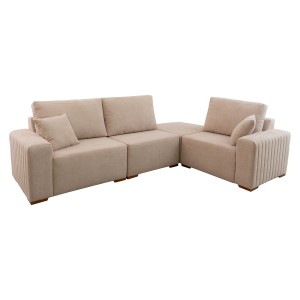 Sofa Living Hellen VERSATILE Marron boucle 100910