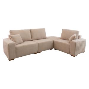 Sofa Living Hellen VERSATILE Marron boucle