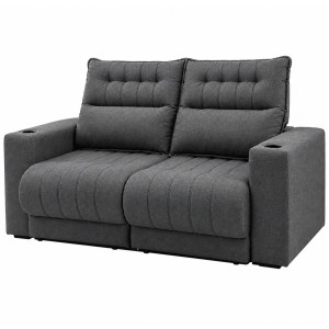 Sofa reclinable Hellen NITEROI 2m Gris Grafito 101012