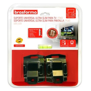 Soporte TV Brasforma SBRU859 Fijo Ultra Slim 10 a 85