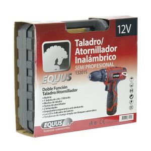 Taladro Atornillador EQUUS 12v 13201S Inalambrico