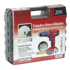 Taladro Atornillador EQUUS 20v 1009FT Inalambrico