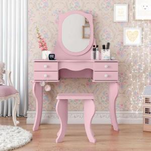 Tocador Camarim CH9069 Princesa Rosa