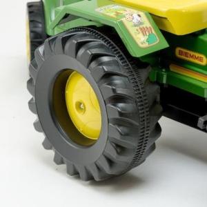 Tractor a Pedal Biemme 303 MASSEY con Pala y Zorra  Verde