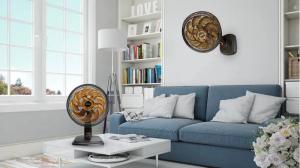 Ventilador de mesa y pared Mallory EGEO Dorado GF/DR  G:1A